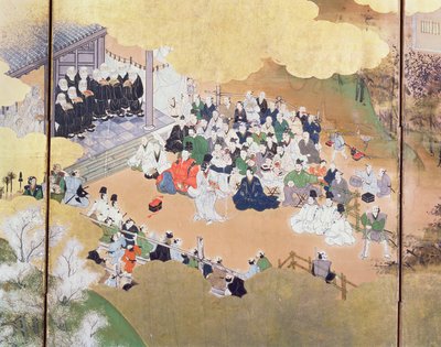 Scenes of Urban Life Under the Bakufu Government, from a Performance of Noh Drama by Unbekannt Unbekannt
